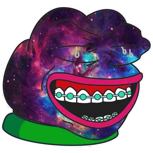 😚 Стикер «Cosmo Pepe» для Telegram