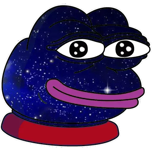 Стикерпак Cosmo Pepe для Telegram