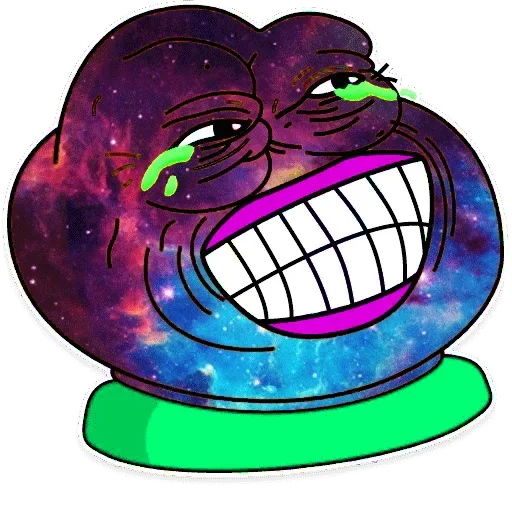 😋 Стикер «Cosmo Pepe» для Telegram