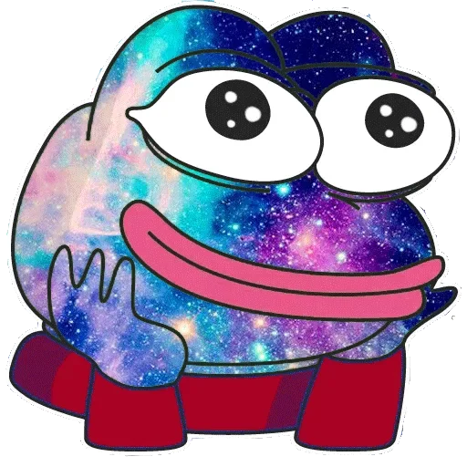 🤨 Стикер «Cosmo Pepe» для Telegram