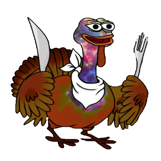 ☹️ Стикер «Cosmo Pepe» для Telegram