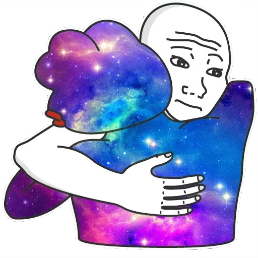 🥳 Стикер «Cosmo Pepe» для Telegram
