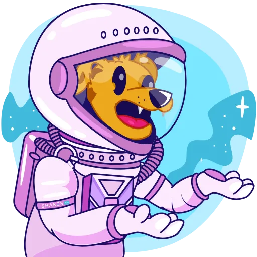 🙀 Стикер «Cosmo SHAKES» для Telegram