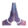 🙏 Эмодзи «cosmos font» для Telegram