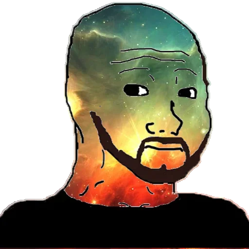 😙 Стикер «COSMO WOJAK» для Telegram