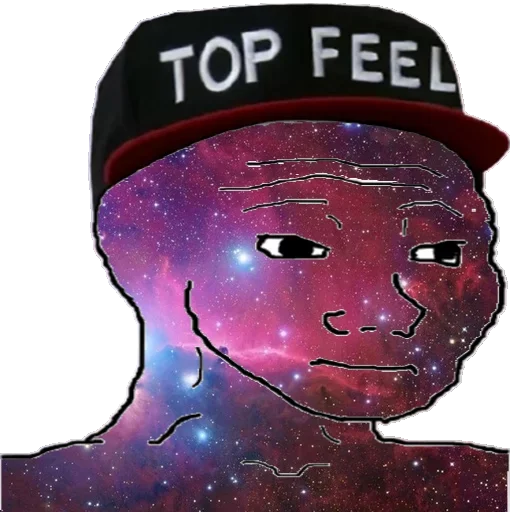 😚 Стикер «COSMO WOJAK» для Telegram