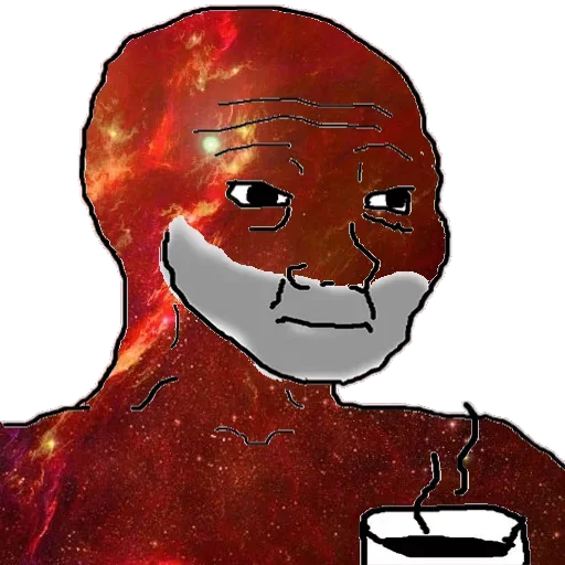 😌 Стикер «COSMO WOJAK» для Telegram
