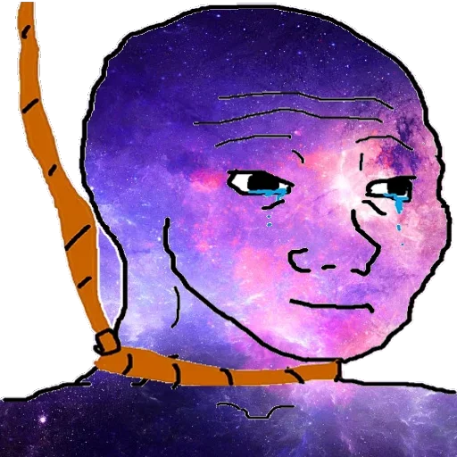 😚 Стикер «COSMO WOJAK» для Telegram