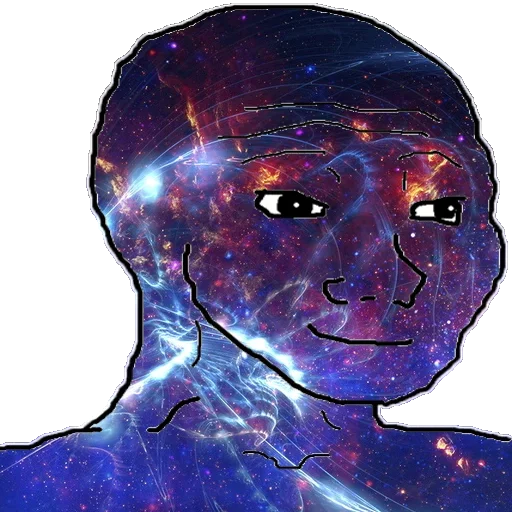 😋 Стикер «COSMO WOJAK» для Telegram
