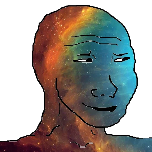 😚 Стикер «COSMO WOJAK» для Telegram