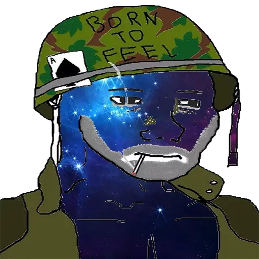 😍 Стикер «COSMO WOJAK» для Telegram