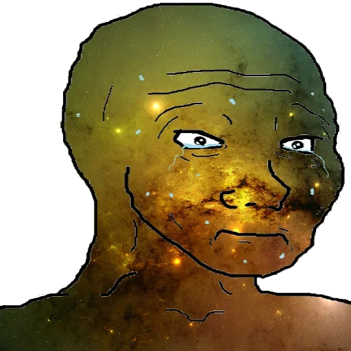 🥰 Стикер «COSMO WOJAK» для Telegram