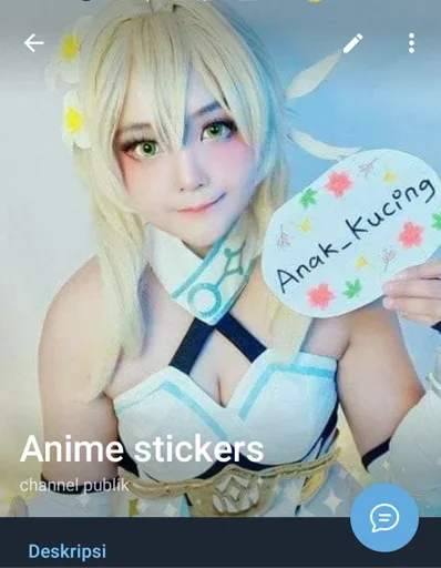 😍 Стикер «COSplayer (啊川_azey)» для Telegram