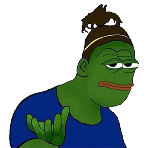 🤨 Стикер «Cosplay Pepe ?» для Telegram