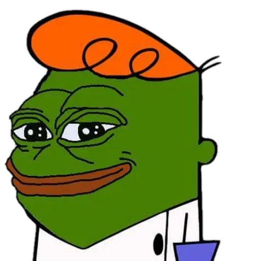 👨‍🔬 Стикер «Cosplay Pepe ?» для Telegram