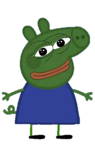 🐷 Стикер «Cosplay Pepe ?» для Telegram