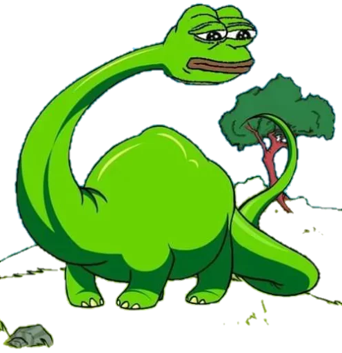 🦕 Стикер «Cosplay Pepe ?» для Telegram