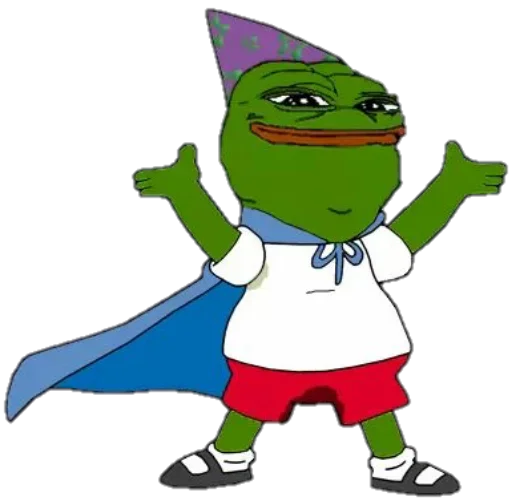 🐸 Стикер «Cosplay Pepe ?» для Telegram