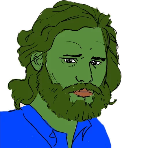 😐 Стикер «Cosplay Pepe ?» для Telegram