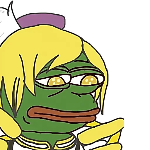 👸 Стикер «Cosplay Pepe ?» для Telegram