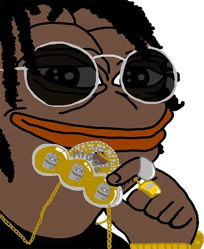 😎 Стикер «Cosplay Pepe ?» для Telegram
