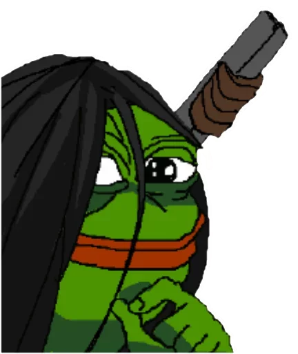 😈 Стикер «Cosplay Pepe ?» для Telegram