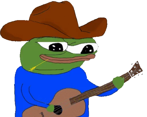 🎸 Стикер «Cosplay Pepe ?» для Telegram