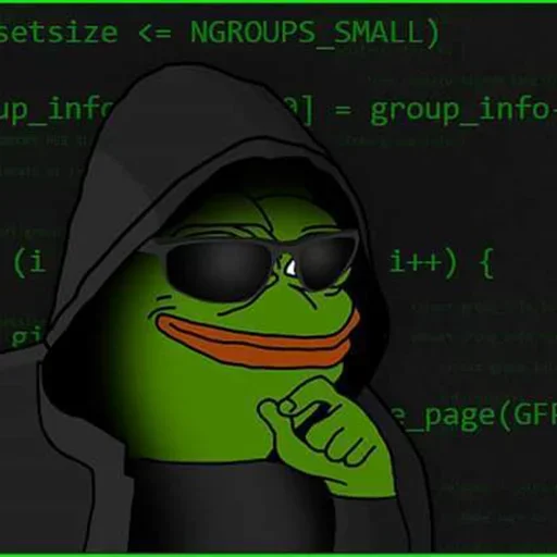 💻 Стикер «Cosplay Pepe ?» для Telegram
