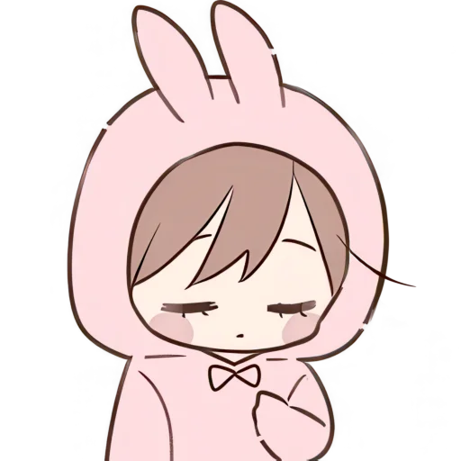 😌 Стикер «Костюм кролика» для Telegram