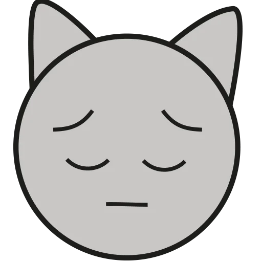 😔 Стикер «почему» для Telegram