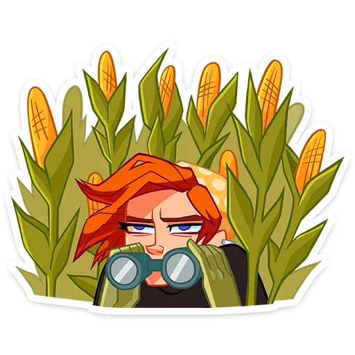 👨‍🌾 Стикер «Дачница Марина» для Telegram