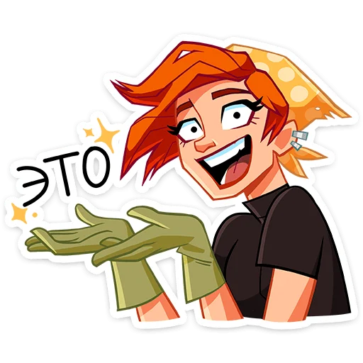 😅 Стикер «Дачница Марина» для Telegram