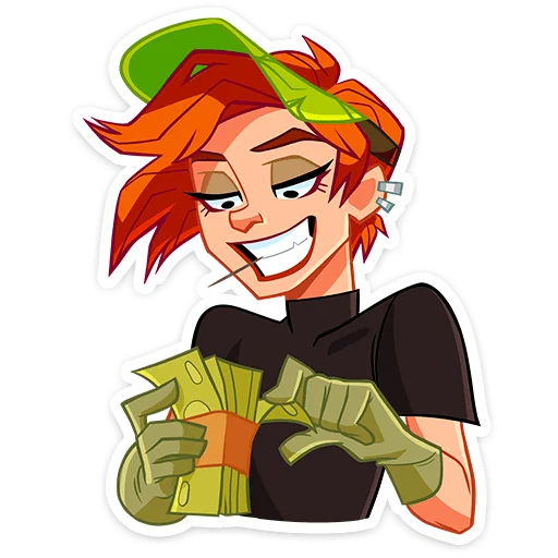 💸 Стикер «Дачница Марина» для Telegram