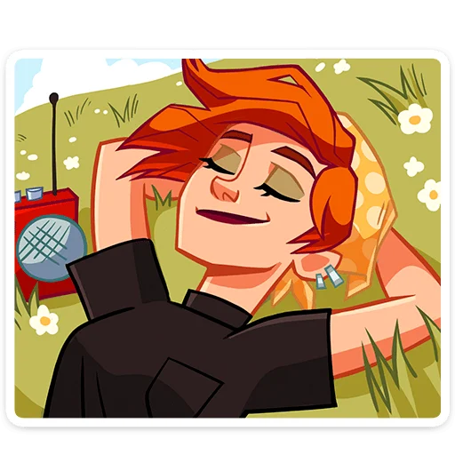 Стикерпак Дачница Марина для Telegram