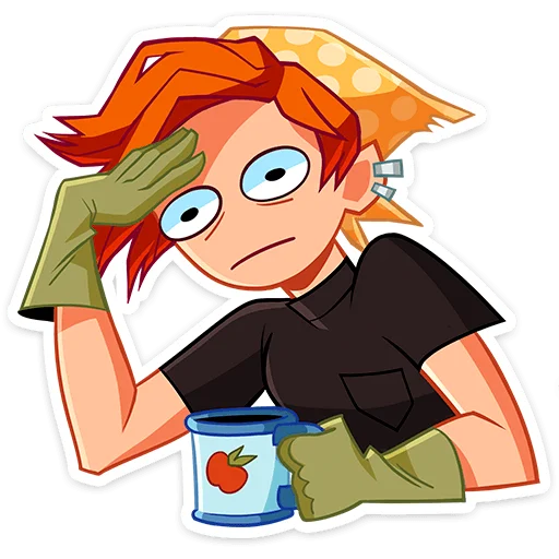 🥵 Стикер «Дачница Марина» для Telegram