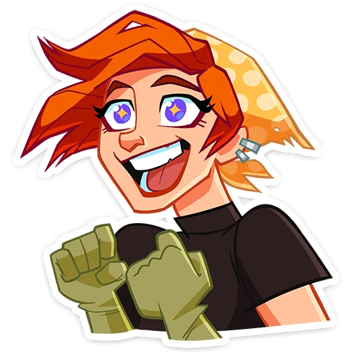 🤩 Стикер «Дачница Марина» для Telegram
