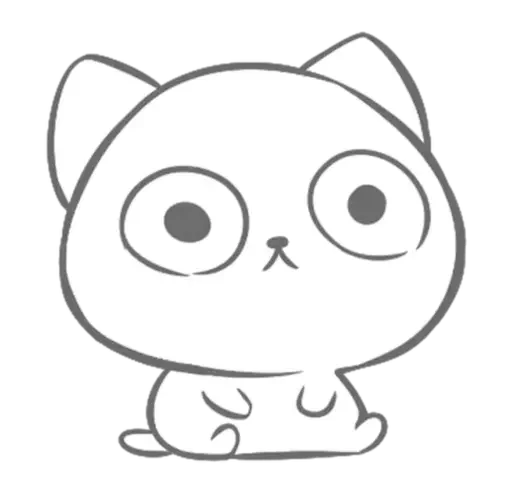 😶 Стикер «couldy cat могучий кот» для Telegram