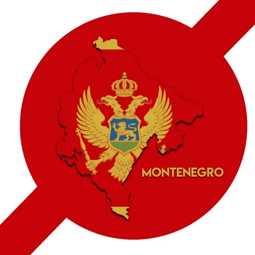 🇲🇪 Стикер «Countries Cards» для Telegram
