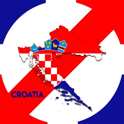 🇭🇷 Стикер «Countries Cards» для Telegram