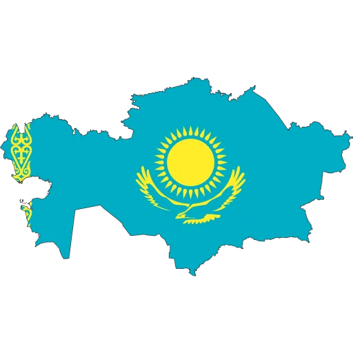 🇰🇿 Стикер «Country Of Asia» для Telegram