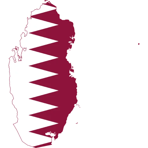 🇶🇦 Стикер «Country Of Asia» для Telegram