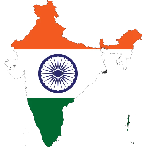 🇮🇳 Стикер «Country Of Asia» для Telegram