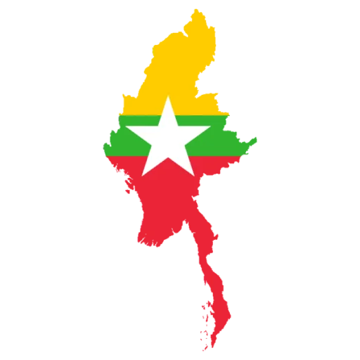 🇲🇲 Стикер «Country Of Asia» для Telegram