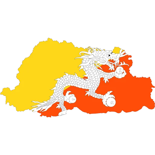 🇧🇹 Стикер «Country Of Asia» для Telegram