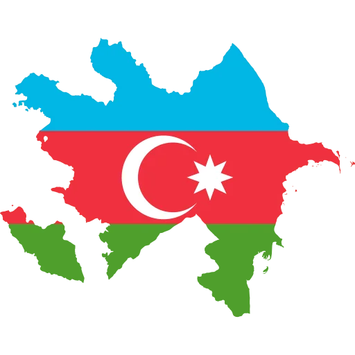 🇦🇿 Стикер «Country Of Asia» для Telegram