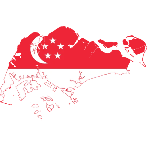 🇸🇬 Стикер «Country Of Asia» для Telegram