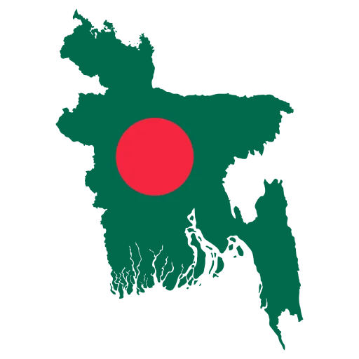 🇧🇩 Стикер «Country Of Asia» для Telegram