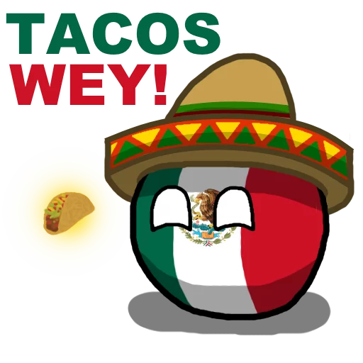 🌮 Стикер «Countryballs» для Telegram