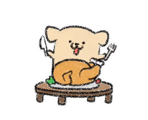 🍖 Стикер «Dogs» для Telegram