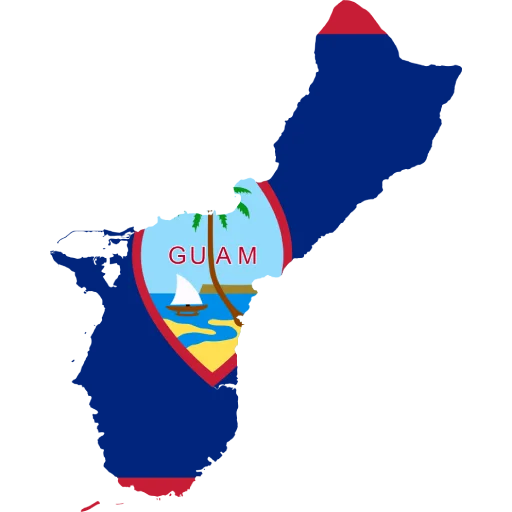 🇬🇺 Стикер «Country Of Oceania» для Telegram